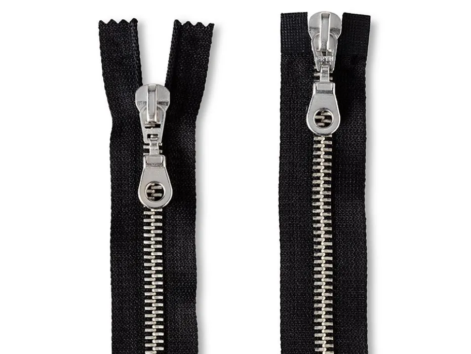 Eclair Glidelås Metall M4 2-veis 45cm – 000 Sort