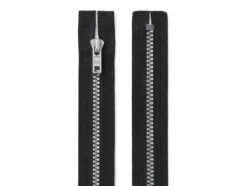 Eclair Glidelås Plast S4 80cm D – 010 alu