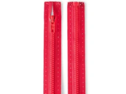 Eclair Glidelås Plast S4 60cm D- 722 Rød