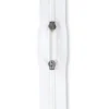 Eclair Glidelås Plast S10 80cm – Hvit