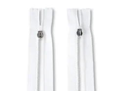 Eclair Glidelås Plast S10 155cm – Hvit