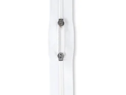 Eclair Glidelås Plast S10 155cm – Hvit