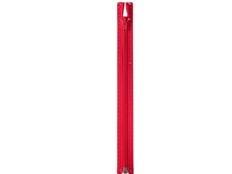 Eclair Glidelås Plast S3 70cm – 722 Rød