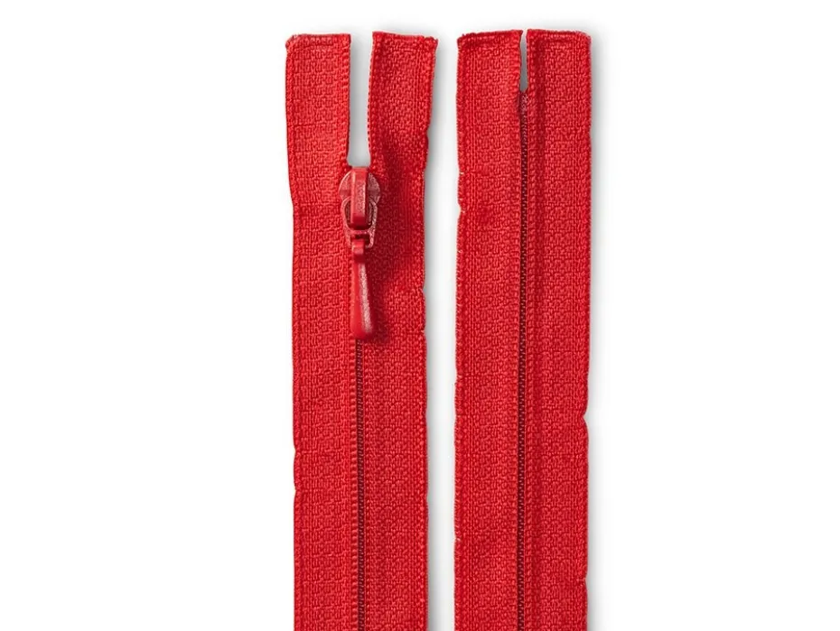 Eclair Glidelås Plast S2 25cm – 722 Rød