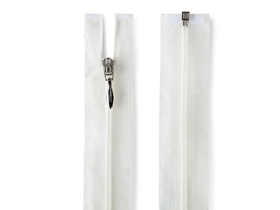 Eclair Glidelås Plast S8 50cm – 111 transparent