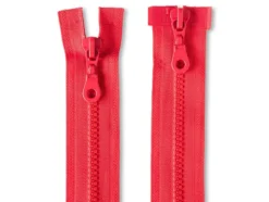 Eclair Glidelås Plast S4 2-veis 60cm – 722 Rød