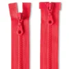Eclair Glidelås Plast S4 2-veis 45cm – 722 Rød