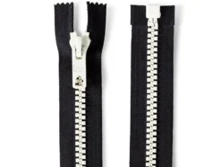 Eclair Glidelås S12 Bicolor – 40cm – Sort/Naturhvit