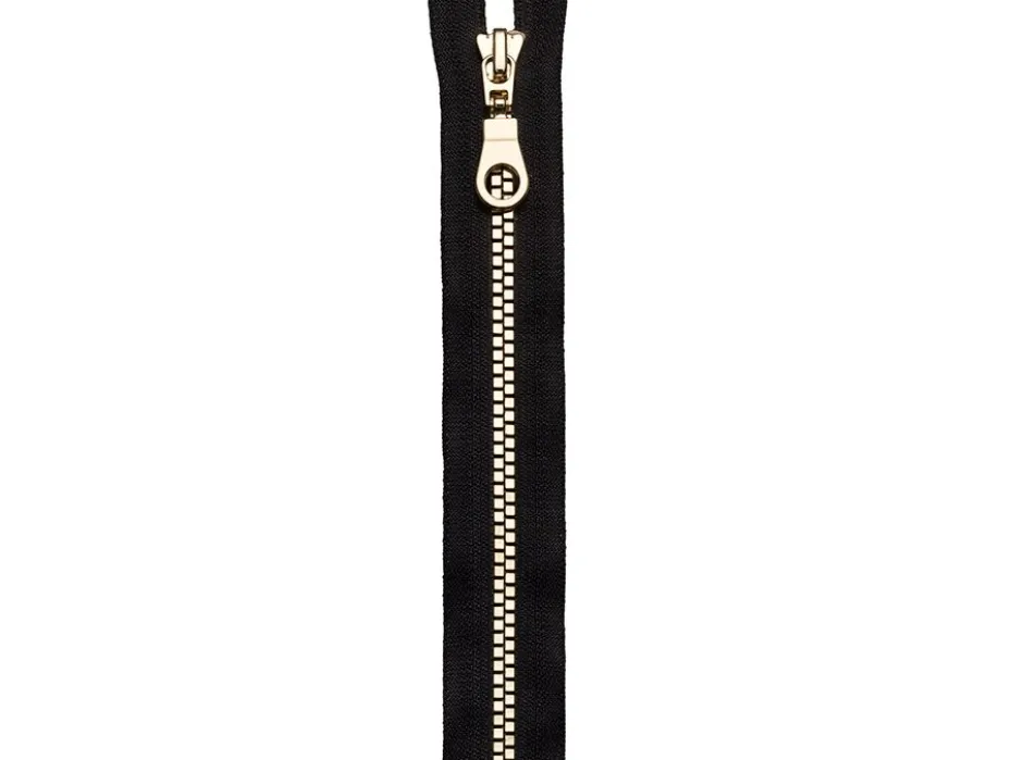 Eclair Glidelås S14 delbar – 65cm – Black/new gold