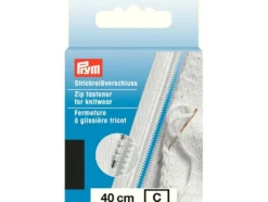Eclair Glidelås S9 Strikk – 40cm – Brun Oliven