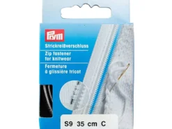 Eclair Glidelås S9 Strikk – 35cm – Medium Grå