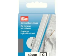 Eclair Glidelås S9 Strikk – 40cm – Medium Grå