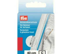 Eclair Glidelås S9 Strikk – 40cm – Rød