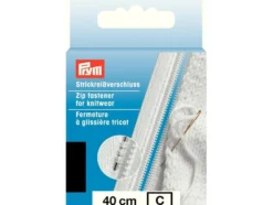 Eclair Glidelås S9 Strikk – 40cm – Sort