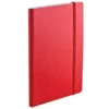 EcoQua Notebook m/strikk – Rød – A5 prikker