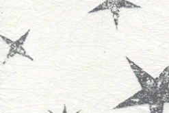 Englepapir Sizoflor Print 30cmx10m – Hvit m/sølvstjerner