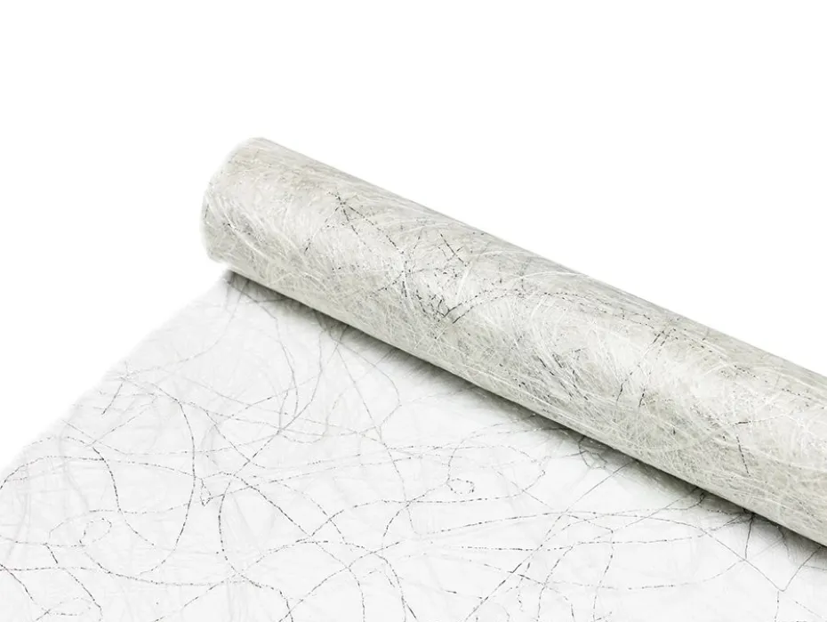 Englevev Sizoweb de Luxe 30cm x 25m – 0014 Sølv