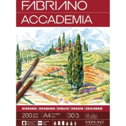 Fabriano Accademia Drawing Tegneblokk 200G A4 – 30 ark