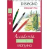 Fabriano Accademia Drawing Tegneblokk Spiral 200g A4 – 30ark