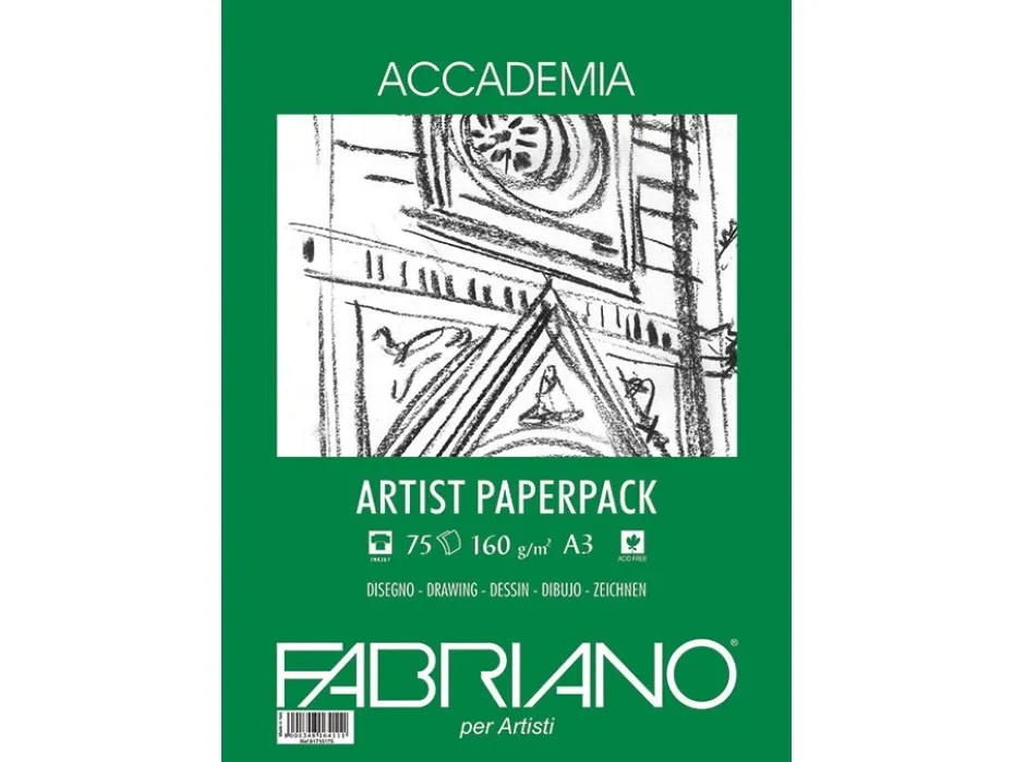 Fabriano Accademia Paperpack A3 160g – 75 ark