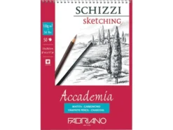 Fabriano Accademia Sketch Skisseblokk Spiral 120g A3 – 50ark