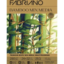 Fabriano Bamboo Mix Media 280g 24x32cm – 25 ark