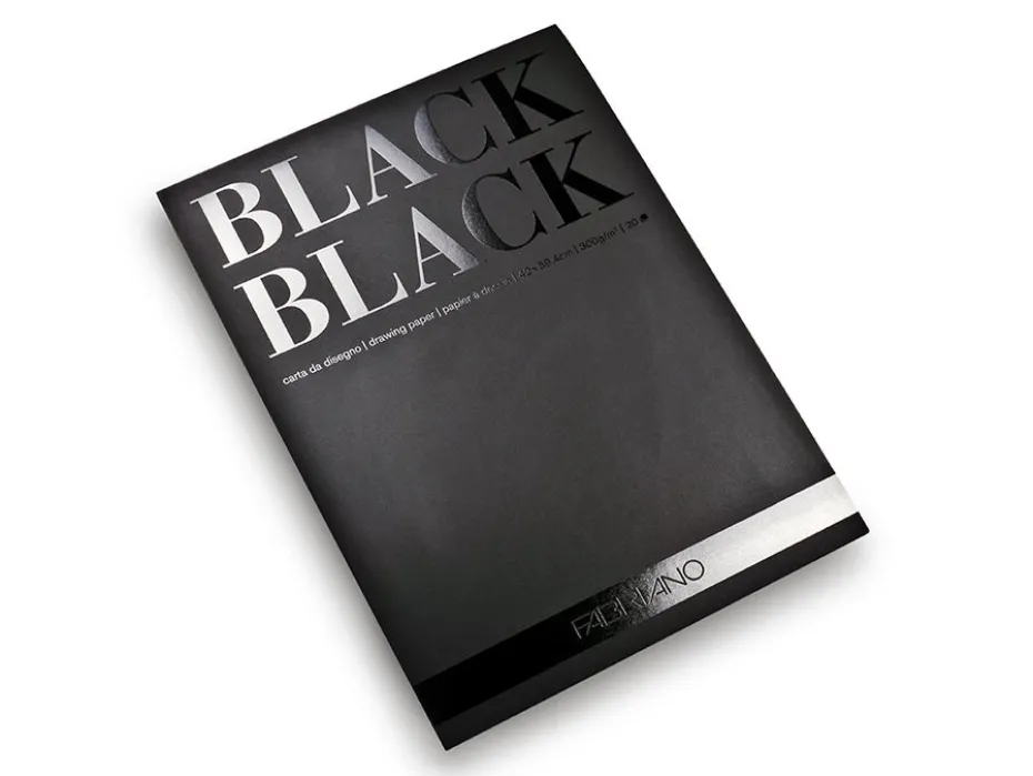 Fabriano Black Black Tegneblokk 300g – A2