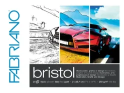 Fabriano Bristol Tusjblokk 250g A3 – 20 ark