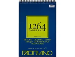 Fabriano 1264 Drawing Tegneblokk – Spiral 180g 50ark – A3