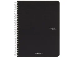 Fabriano EcoQua Original Spiralhefte A5 Linjert Black
