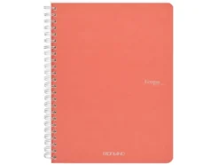 Fabriano EcoQua Original Spiralhefte A5 Linjert Flamingo