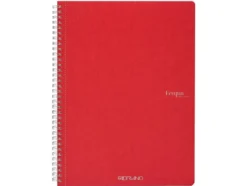 Fabriano EcoQua Original Spiralhefte A4 Linjert Red