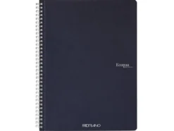 Fabriano EcoQua Original Spiralhefte A4 Linjert Dark Blue