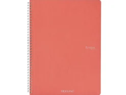 Fabriano EcoQua Original Spiralhefte A4 Linjert Flamingo