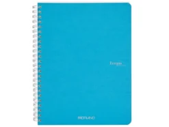 Fabriano EcoQua Original Spiralhefte A5 Ruter 5mm Light Blue