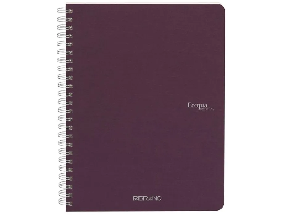 Fabriano EcoQua Original Spiralhefte A5 Linjert Purple