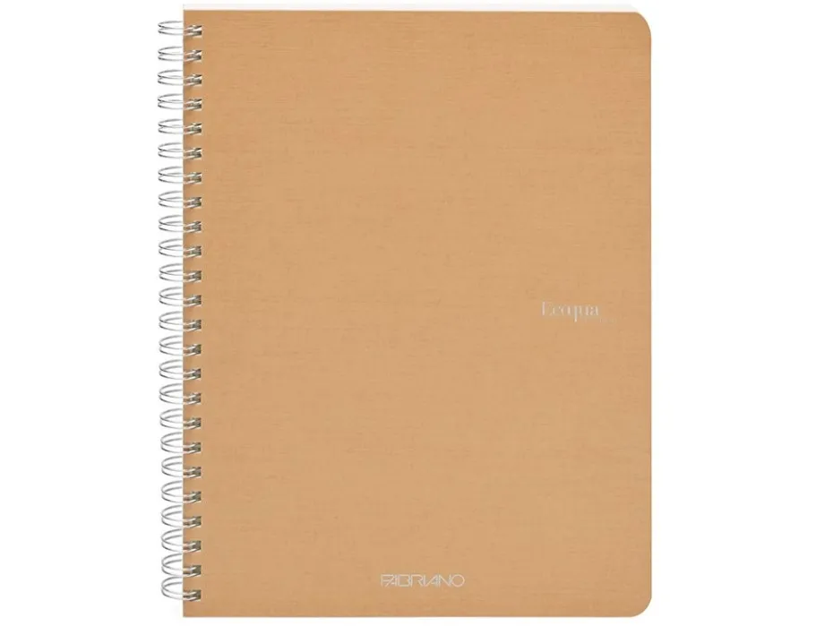 Fabriano EcoQua Original Spiralhefte A5 Linjert Brown