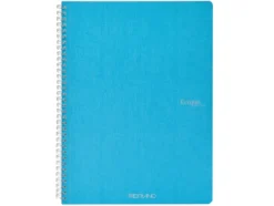 Fabriano EcoQua Original Spiralhefte A4 Linjert Light Blue