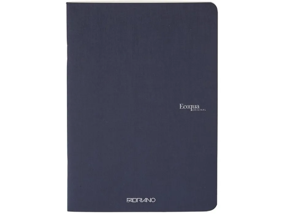 Fabriano EcoQua Original Stiftet A4 Linjert Dark Blue