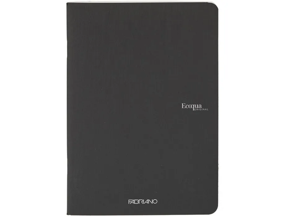 Fabriano EcoQua Original Stiftet A4 Linjert Black