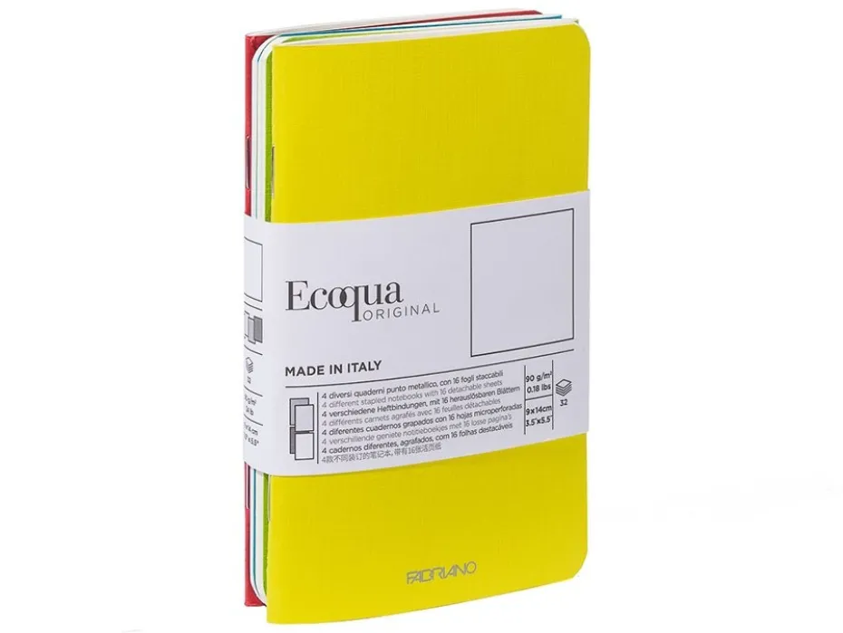 Fabriano EcoQua Original Stiftet 9x14cm Blank Mix