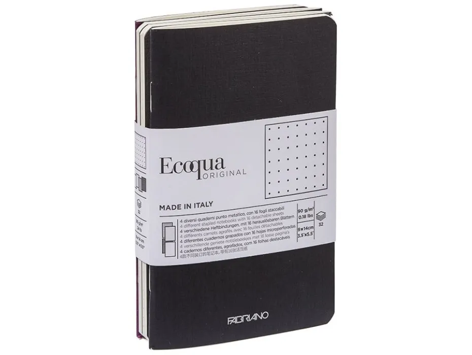 Fabriano EcoQua Original Stiftet 9x14cm Prikker Mix