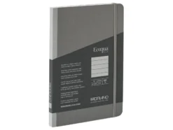 Fabriano EcoQua Plus Fabric A5 Linjert Grey