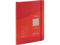 Fabriano EcoQua Plus Spiral A5 Linjert Red