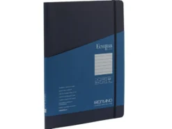 Fabriano EcoQua Plus Spiral A4 Linjert Dark Blue