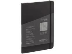 Fabriano EcoQua Plus Sydd A5 Ruter 5mm Black