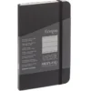 Fabriano EcoQua Plus Sydd 9x14cm Linjert Black