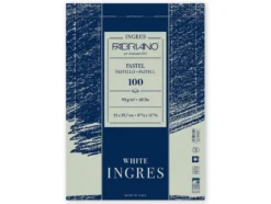 Fabriano Ingres Pastellblokk A4 90g 100 ark – Hvit
