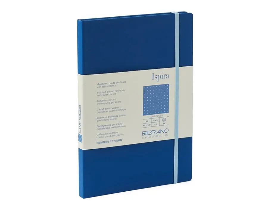 Fabriano Ispira Hard A5 Prikker Royal Blue