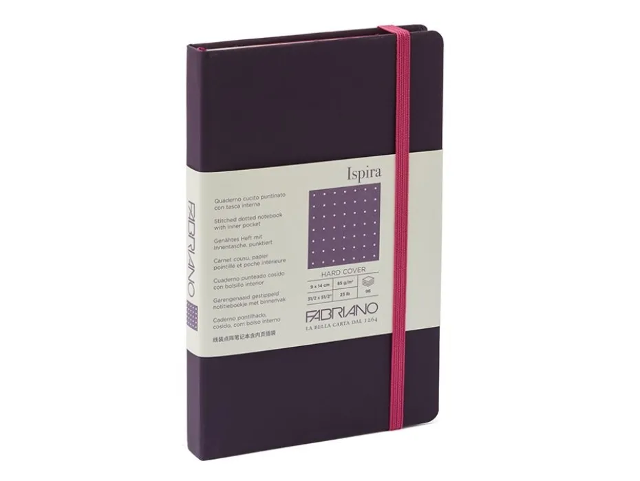 Fabriano Ispira Hard 9x14cm Prikker Purple